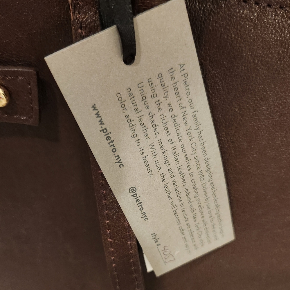 Pietro Alessandro Brown Shoulder Bag